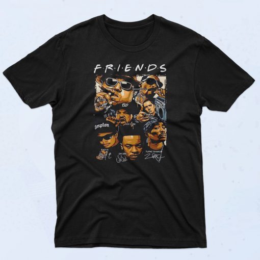 Friends Rapper All Time 90s T Shirt Fashionable