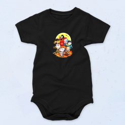 Funny Snoopy Halloween 90s Fashion Baby Onesie