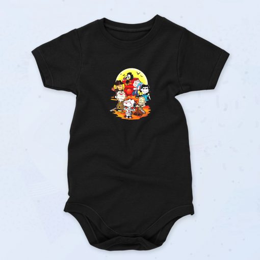 Funny Snoopy Halloween 90s Fashion Baby Onesie