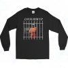 Funny Trump In Prison Lock Him Up 90s Long Sleeve Shirt