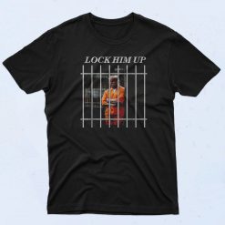 Funny Trump In Prison Lock Him Up 90s T Shirt Fashionable