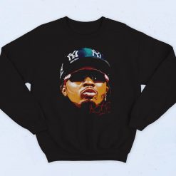 Gervonta Davis Jumbo Face 90s Sweatshirt Street Style