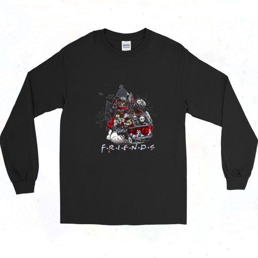 Halloween Nightmare And Friends 90s Long Sleeve Shirt