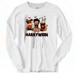 Harry Styles Latte Drink Fall Coffee Harryween Halloween Long Sleeve T shirt Style