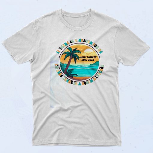 Jimmy Buffett Memorial for Parrot Heads Club 90s T shirt Style