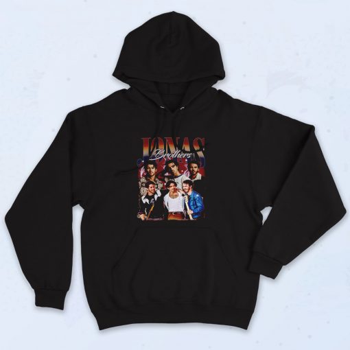 Jonas Brother Homage Tour 90s Hoodie Style