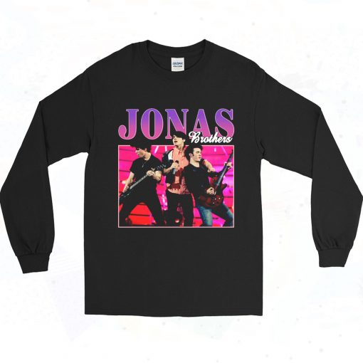 Jonas Brothers Live Concert 90s Long Sleeve Shirt