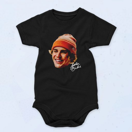 Justin Bieber Photoshoot Face Baby Onesie 90s Style