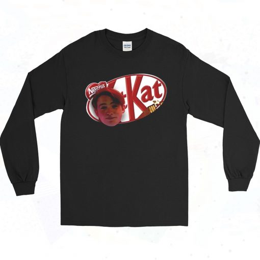 Kit Connor Kitkat Parody 90s Long Sleeve Shirt