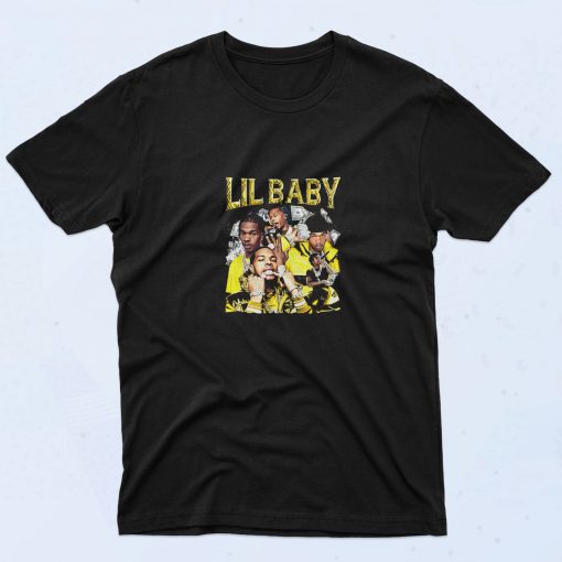 Lil Baby Hip Hop Rich 90s T Shirt Fahion Style