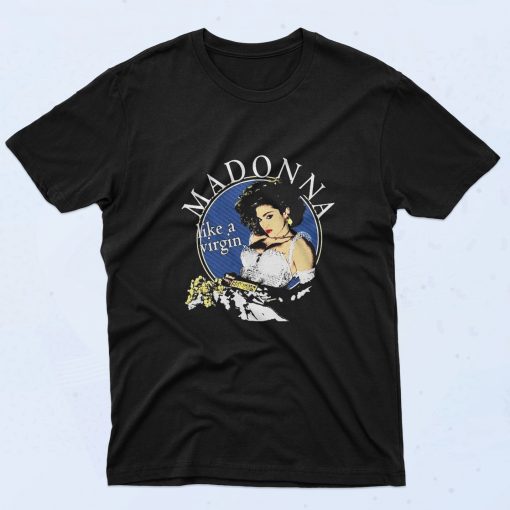 Madonna Like A Virgin 90s T Shirt Style