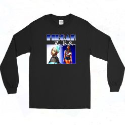 Megan The Stallion Retro Long Sleeve Shirt Style