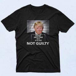 Not Guilty Trump 90s T Shirt Fashionable