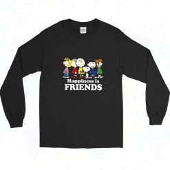 Peanuts Happiness Is Friends 90s Long Sleeve Shirt