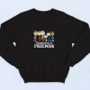 Peanuts Happiness Is Friends 90s Sweatshirt Streetwear