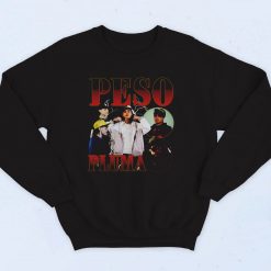 Peso Pluma Rapper 90s Sweatshirt Street Style