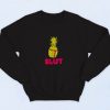 Pineapple Slut Funny 90s Sweatshirt Streetwear