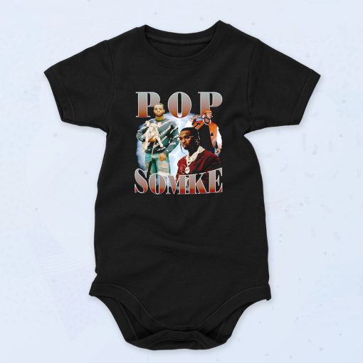 Pop Smoke Savage Mode Baby Onesie 90s Style