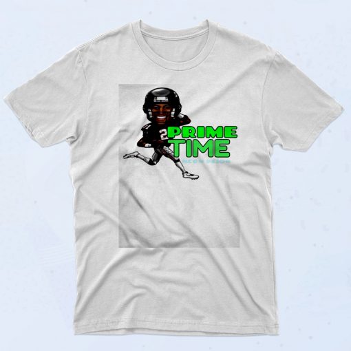 Prime time Deion Sanders 90s T shirt Style