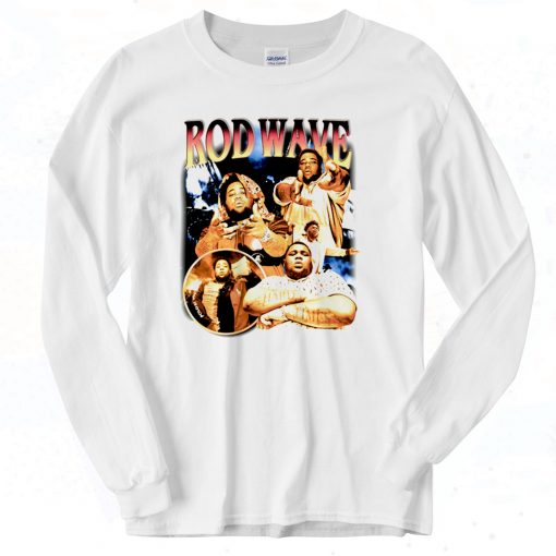 Rod Wave Hard Times Long Sleeve T shirt Style