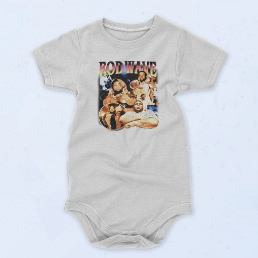 Rod Wave Hard Times Vintage Baby Onesie