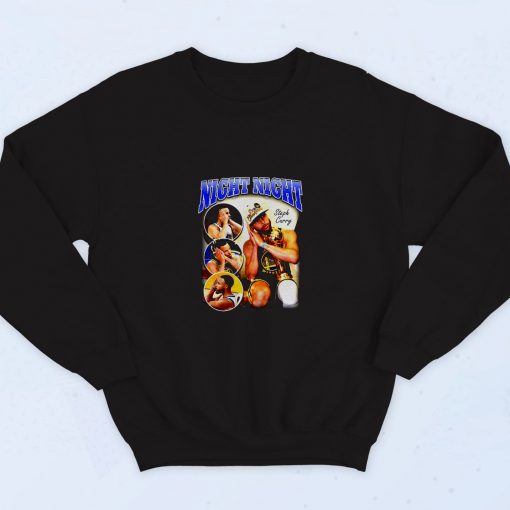 Steph Curry Night Night 90s Sweatshirt Style