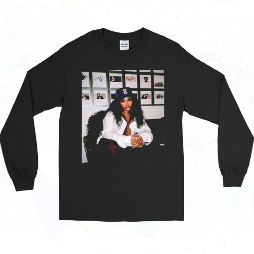 Sza New Bootleg Photshoot 90s Long Sleeve Shirt