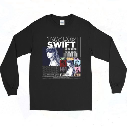 T S Swiftie Eras Tour 90s Long Sleeve Shirt