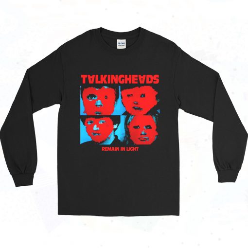 Talking Heads Remain In Light 90s Long Sleeve Shirt