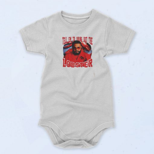 Tell em to bring out the lobster Dj Khaled Vintage Baby Onesie