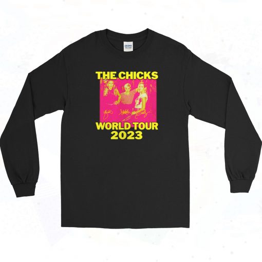 The Chicks World Tour 2023 90s Long Sleeve Shirt