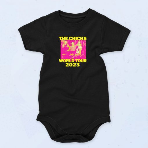 The Chicks World Tour 2023 Baby Onesie 90s Style