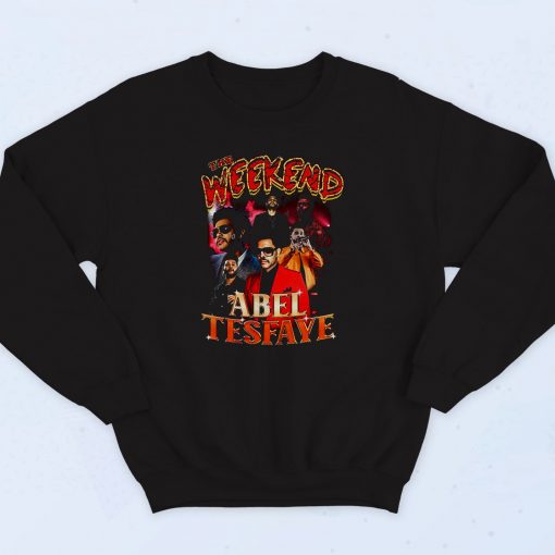 The Weekend Abel Tesfaye 90s Sweatshirt Style