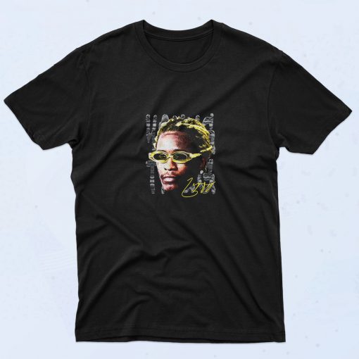 Young Thug Head Sign 90s T Shirt Fahion Style