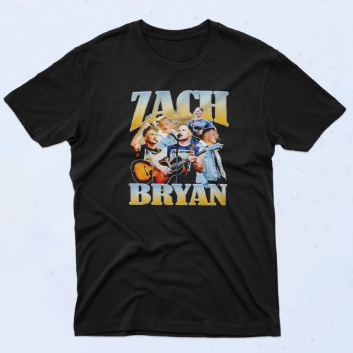 Zach Bryan Mugshot Homage 90s T Shirt Fashionable