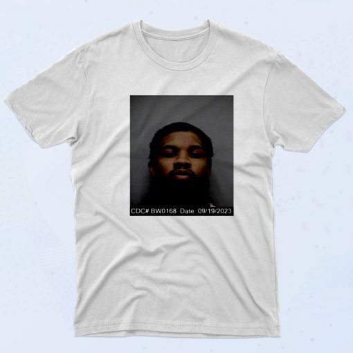 tory Lanez Mugshot CDC Bw0168 90s T shirt Style