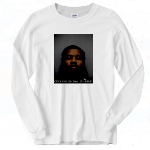 tory Lanez Mugshot CDC Bw0168 Long Sleeve T shirt Style