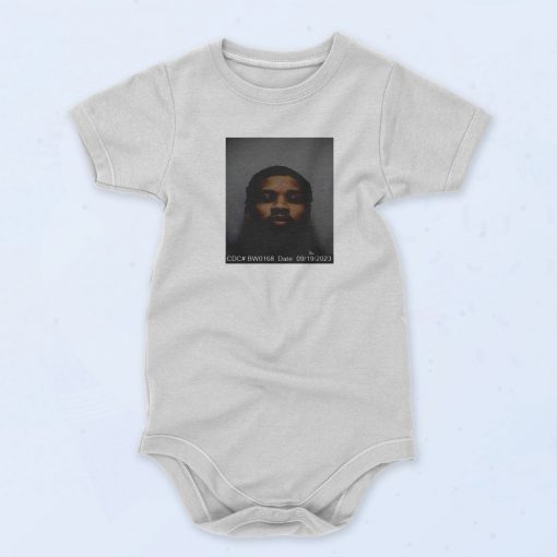 tory Lanez Mugshot CDC Bw0168 Vintage Baby Onesie