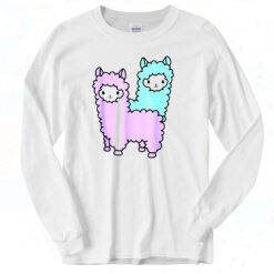 Cute Kawaii Llama Classic Long Sleeve Shirt