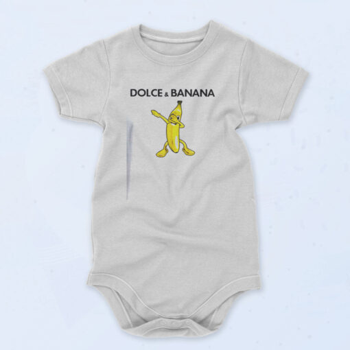 Dolce Banana Funny 90s Baby Onesie