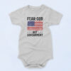 Fear God Not Goverment 90s Baby Onesie