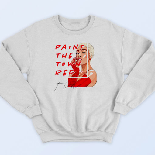 Paint The Town Red Doja Cat 90s Sweatshirt