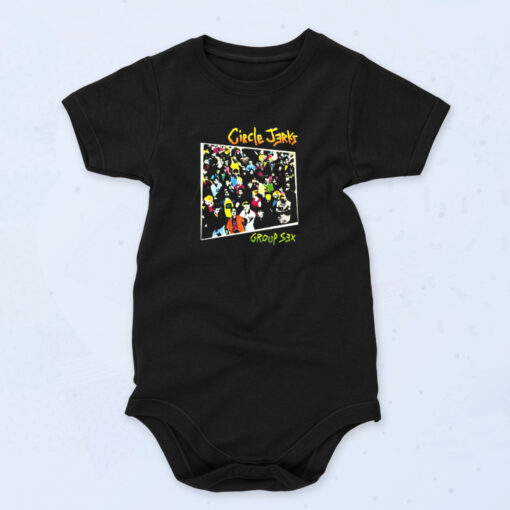 Circle Jerks Group S3x Vintage Band Baby Onesie