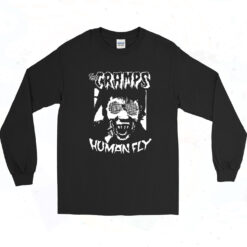 Cramps Human Fly Vintage Long Sleeve Shirt