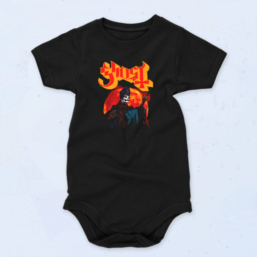 Ghost Hunter Moon Vintage Band Baby Onesie