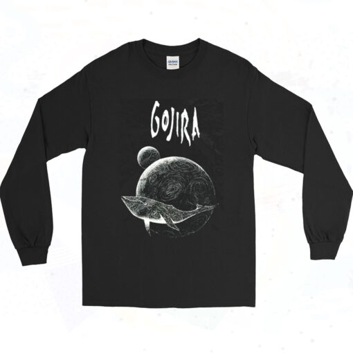 Gojira Whale Vintage Long Sleeve Shirt