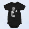 Anthony Bourdain Middle Finger 90s Baby Onesie