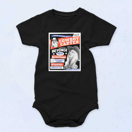 Beyonce Cowboy Carter 90s Baby Onesie