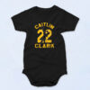 Caitlin 22 Clark Basket 90s Baby Onesie