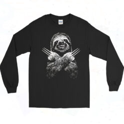 Cool Sloth Wolfverine Long Sleeve Tshirt